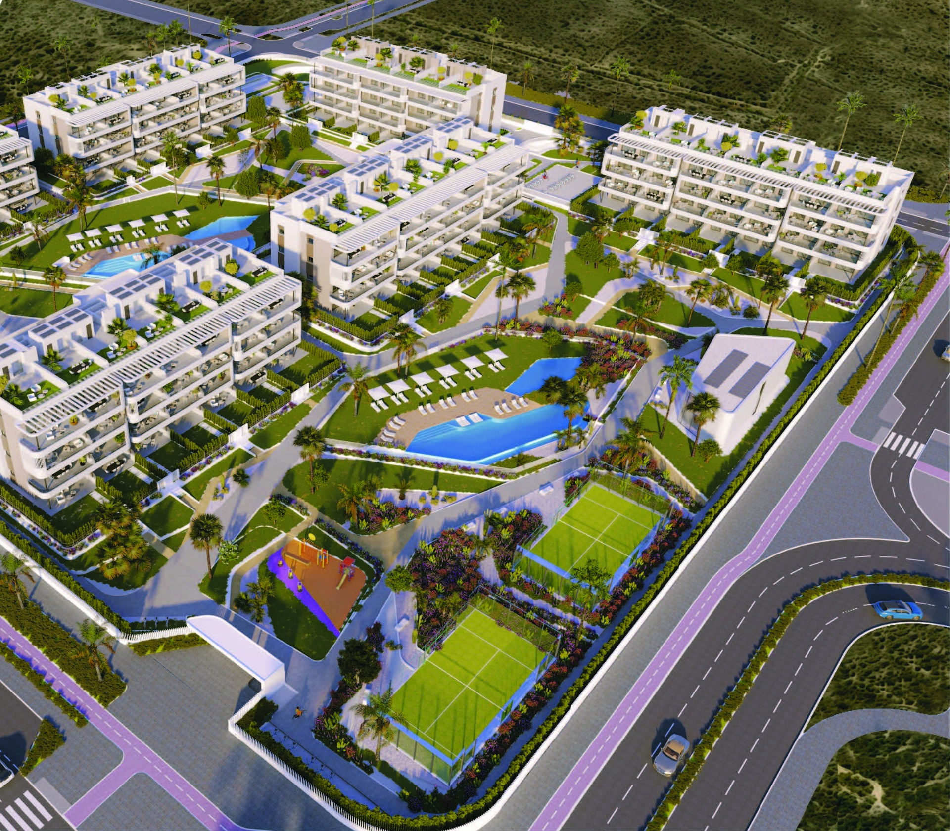 2 slaapkamer penthouse in Torrevieja