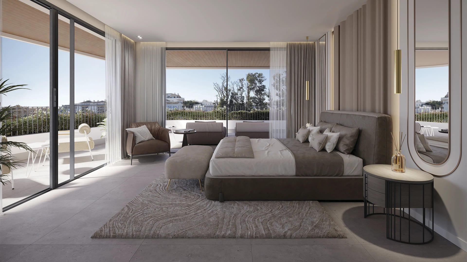 4 slaapkamer penthouse in Marbella