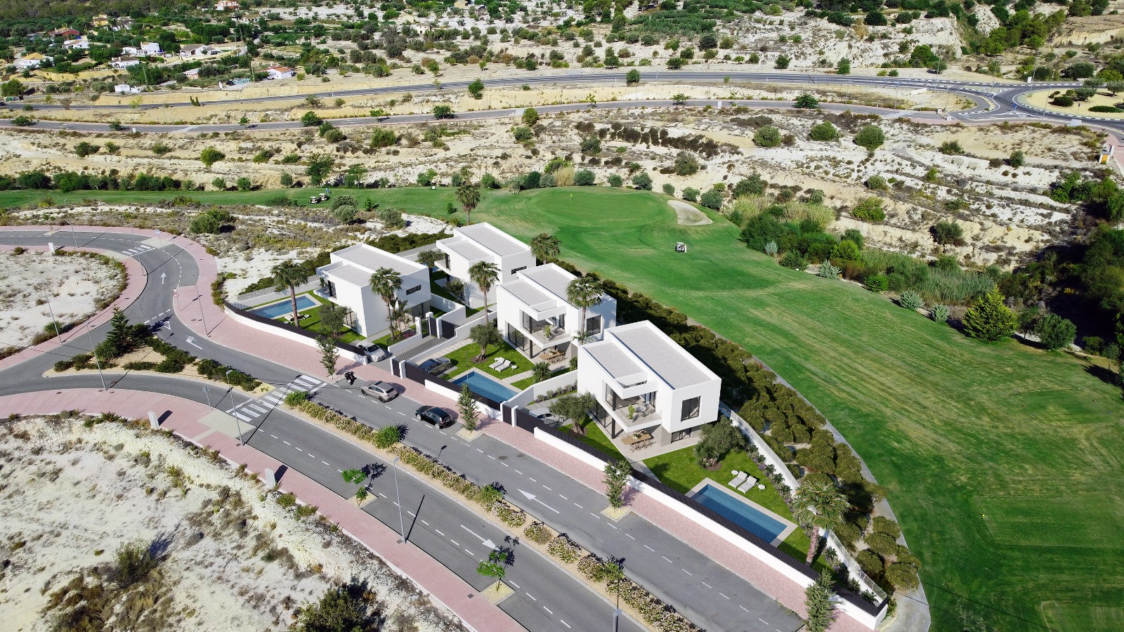 Rijwoning Finestrat Costa Blanca Noord Spanje