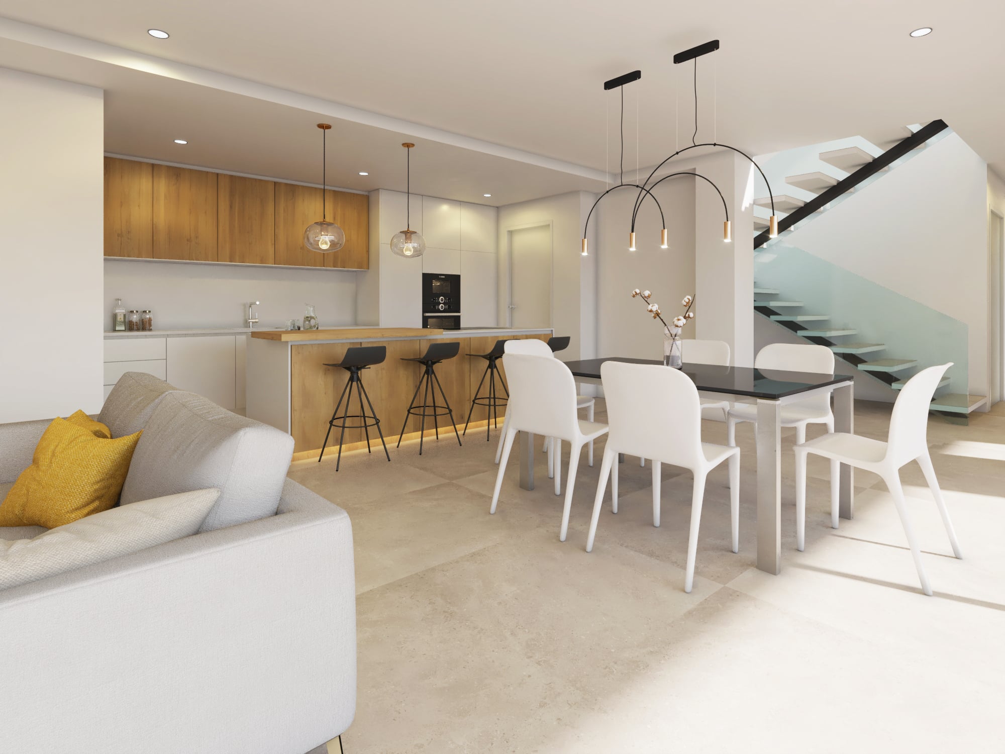 Magnolias Design-Villa Calia in Cumbre del Sol - interiör foto 20