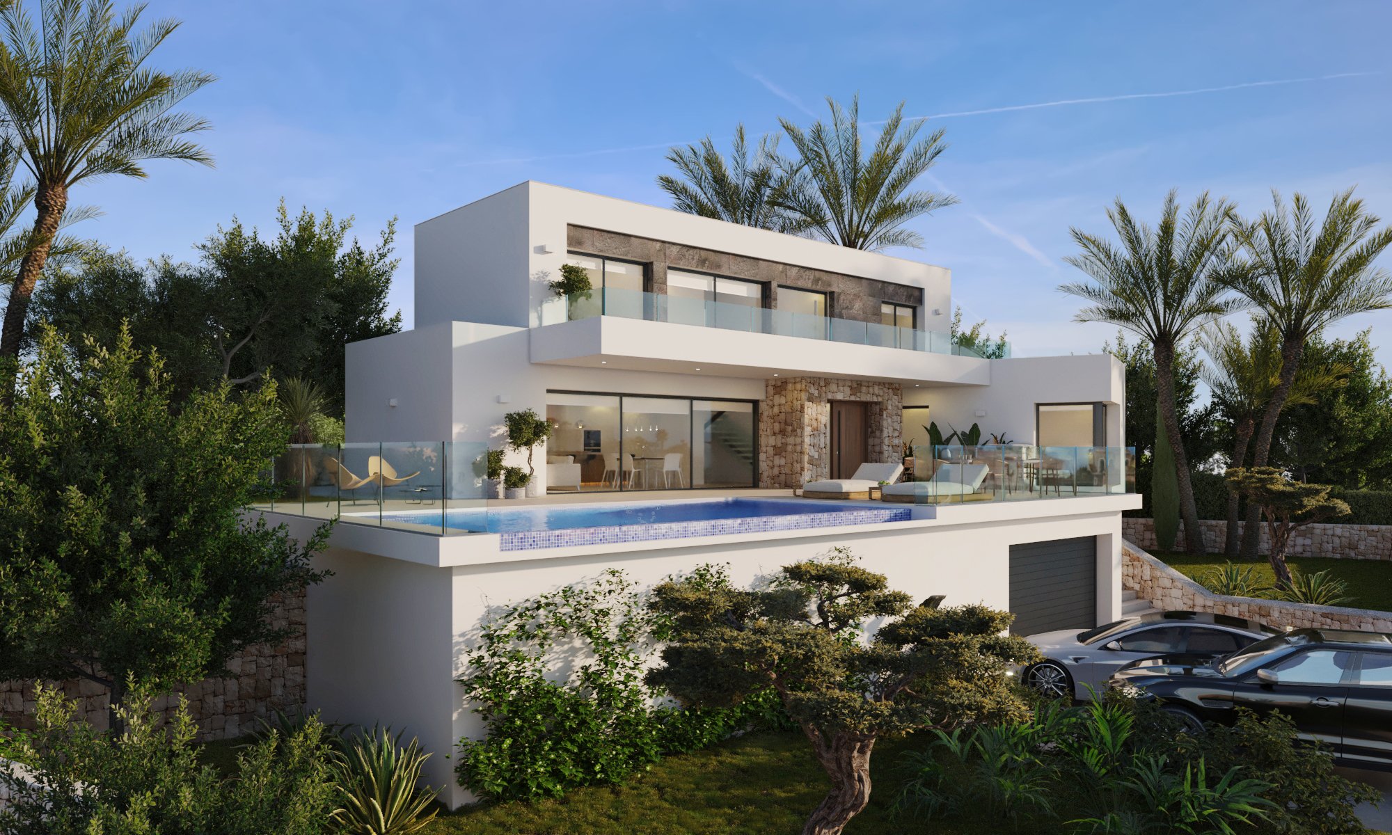 Magnolias Design-Villa Calia in Cumbre del Sol - interiör foto 25