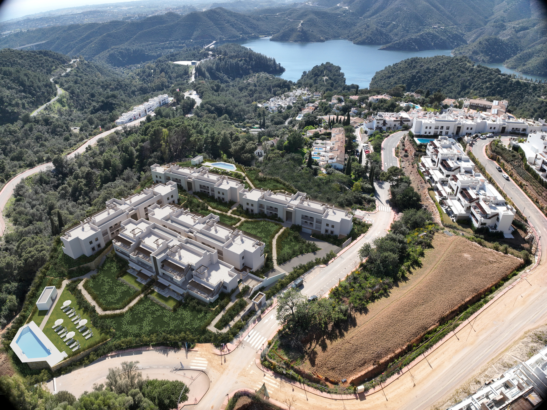 2 slaapkamer appartement in Istán