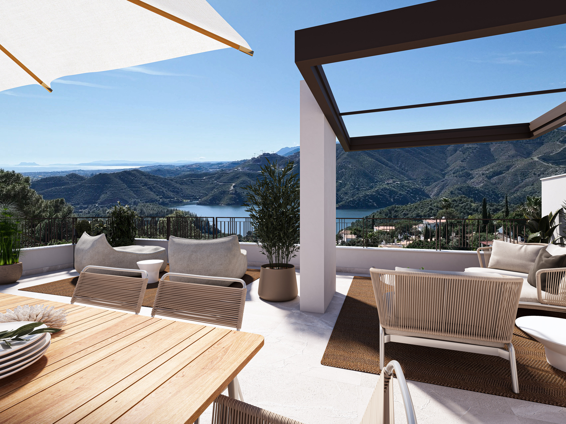 2 slaapkamer appartement in Istán