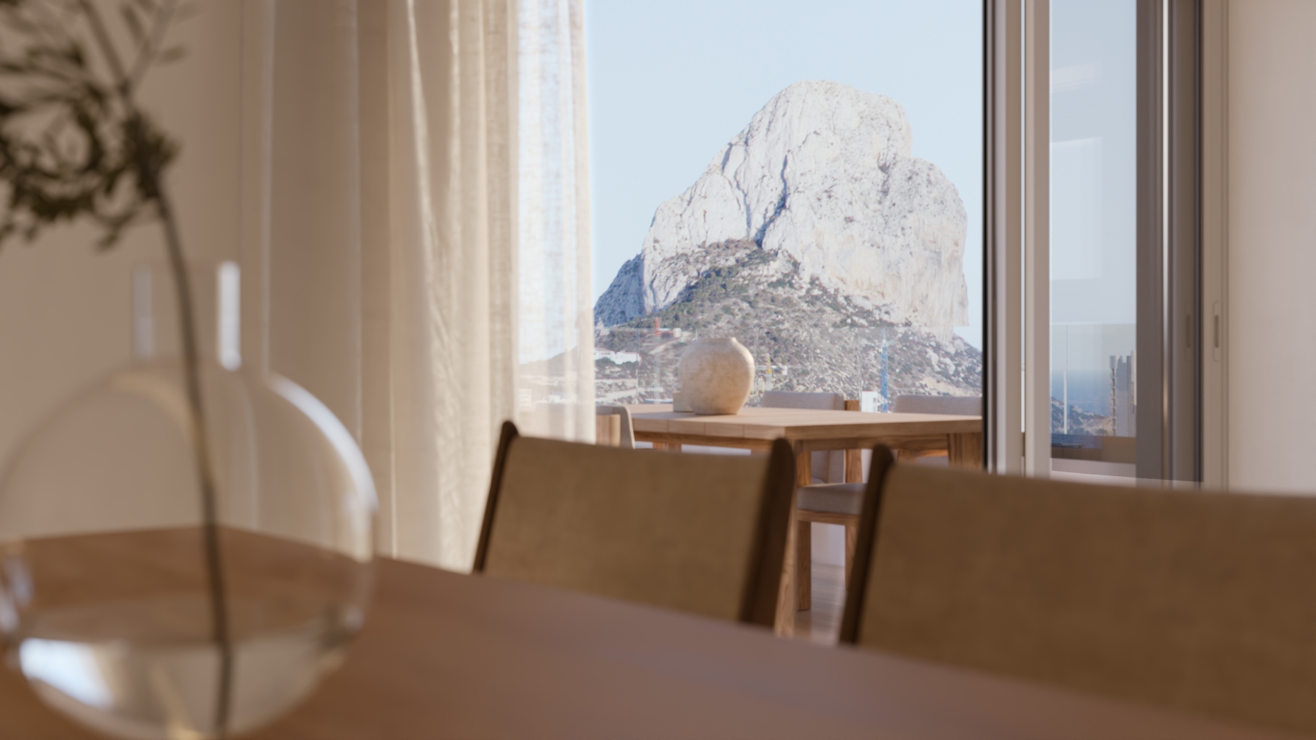 2 slaapkamer appartement in Calpe