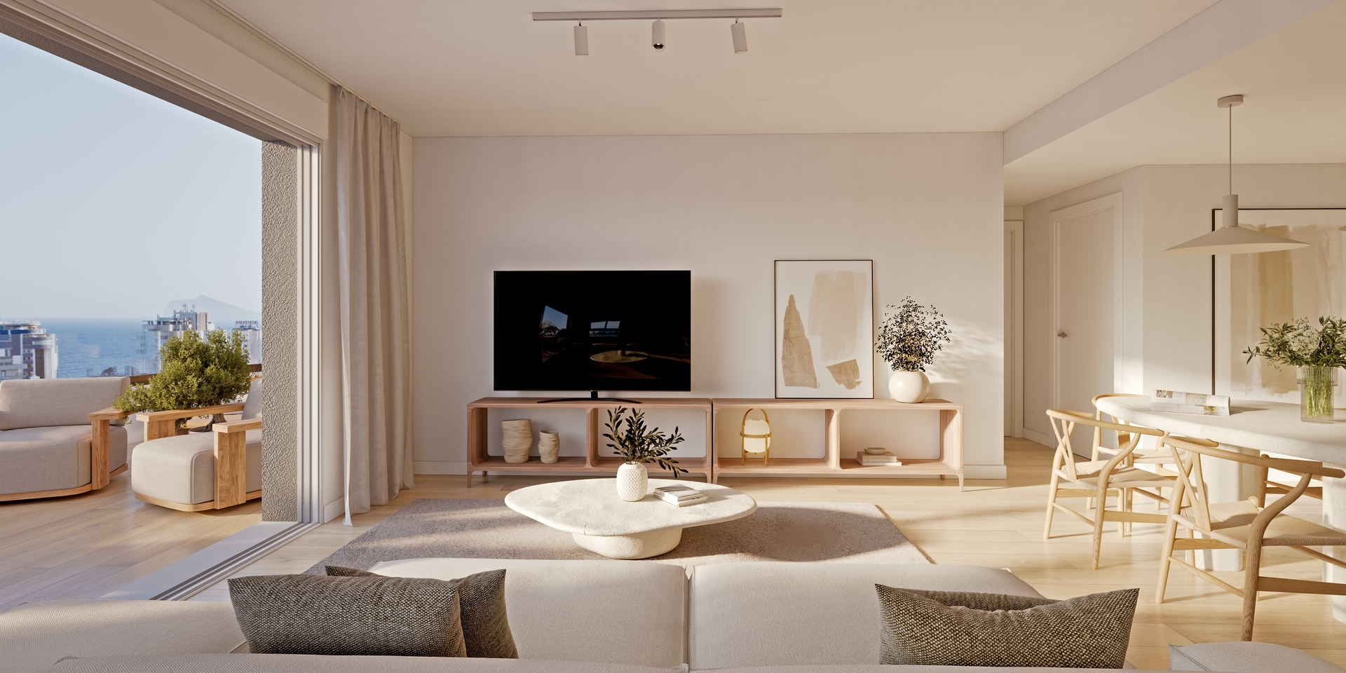 2 slaapkamer appartement in Calpe