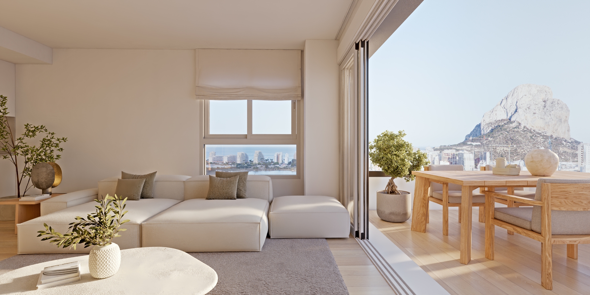 2 slaapkamer appartement in Calpe