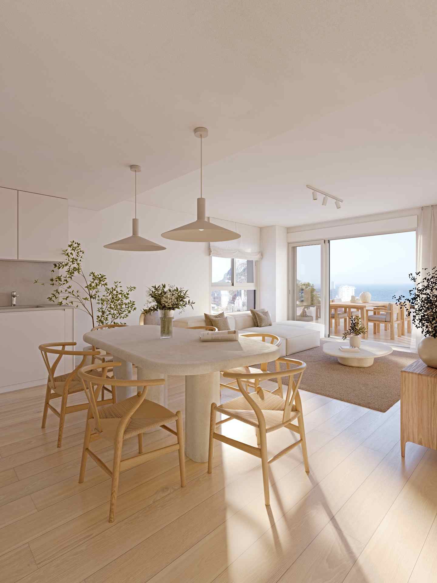 2 slaapkamer appartement in Calpe