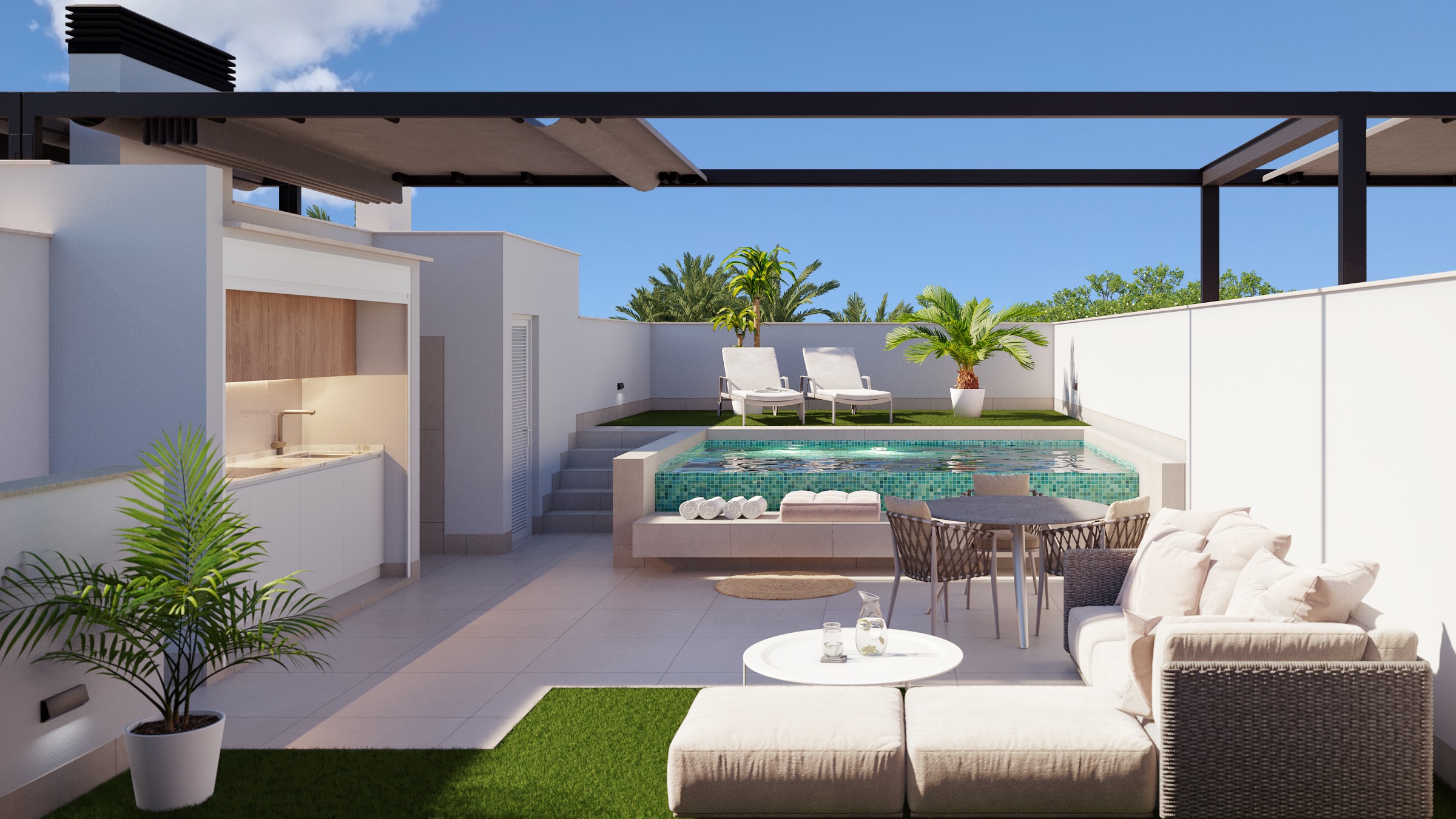 Pura Vida 5 Bungalows in Pilar de la Horadada - interiør foto 17