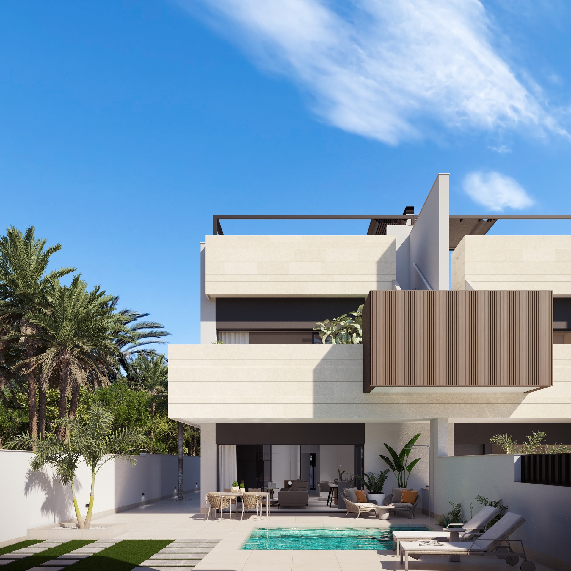 Pura Vida 5 Bungalows in Pilar de la Horadada - interiør foto 27