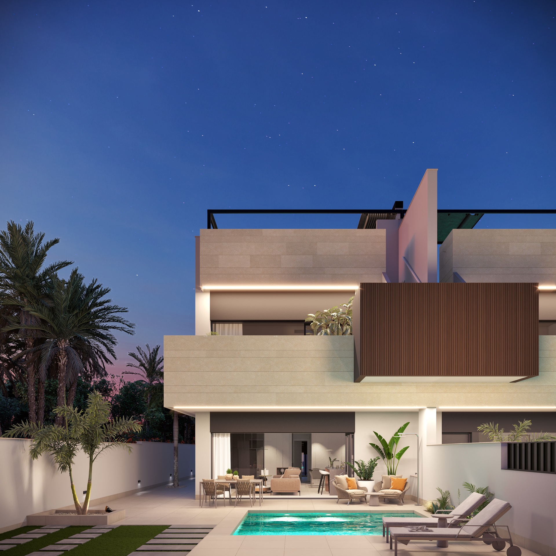 Pura Vida 5 Bungalows in Pilar de la Horadada - interiør foto 28