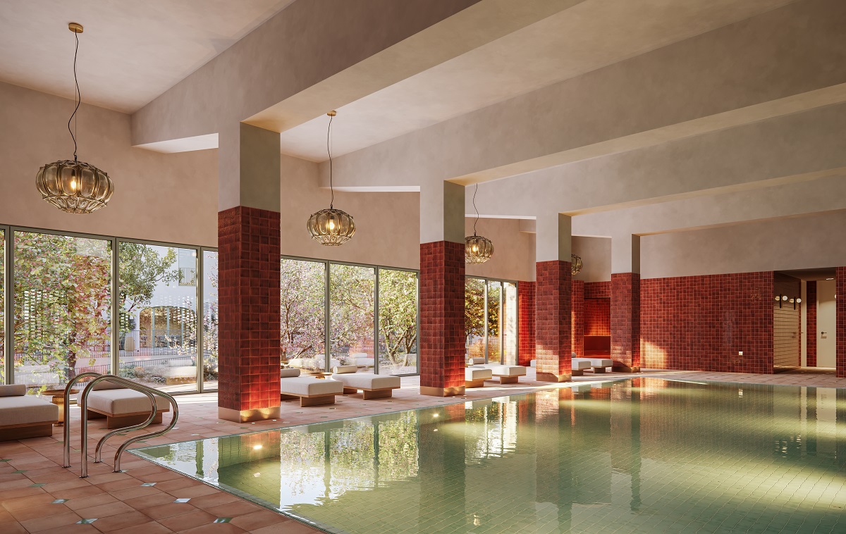 Townhouses in Quarteira with Private Pool and Common Areas