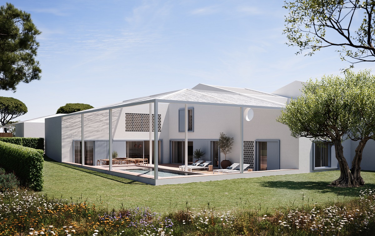 Townhouses in Quarteira with Private Pool and Common Areas