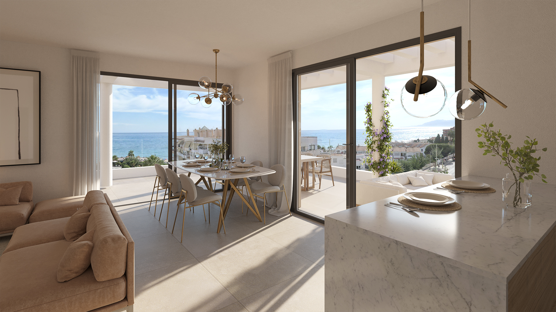 3 slaapkamer appartement in Torre de Benagalbón