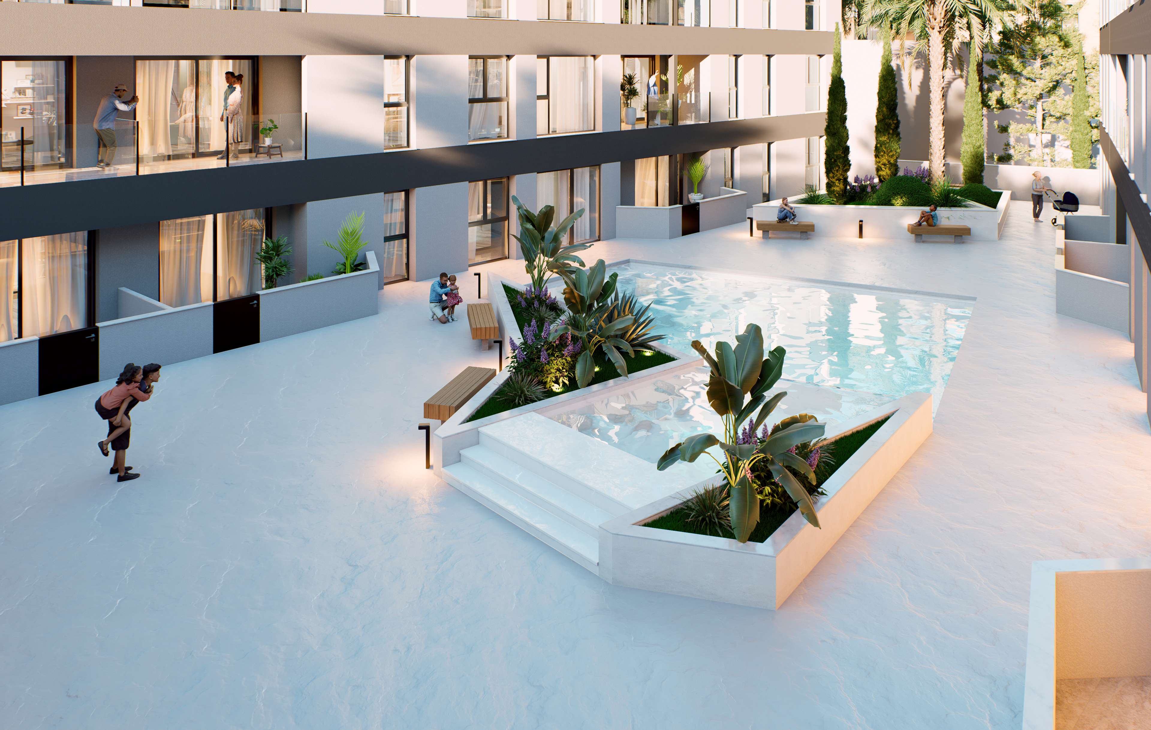 3 slaapkamer penthouse in Lo Pagán